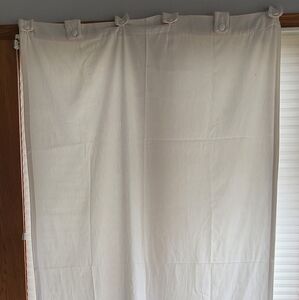 Elegant Soft Cream Curtain Panel